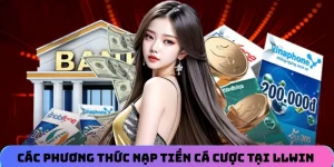 Các phương thức nạp tiền cá cược tại nhà cái LLWIN uy tín